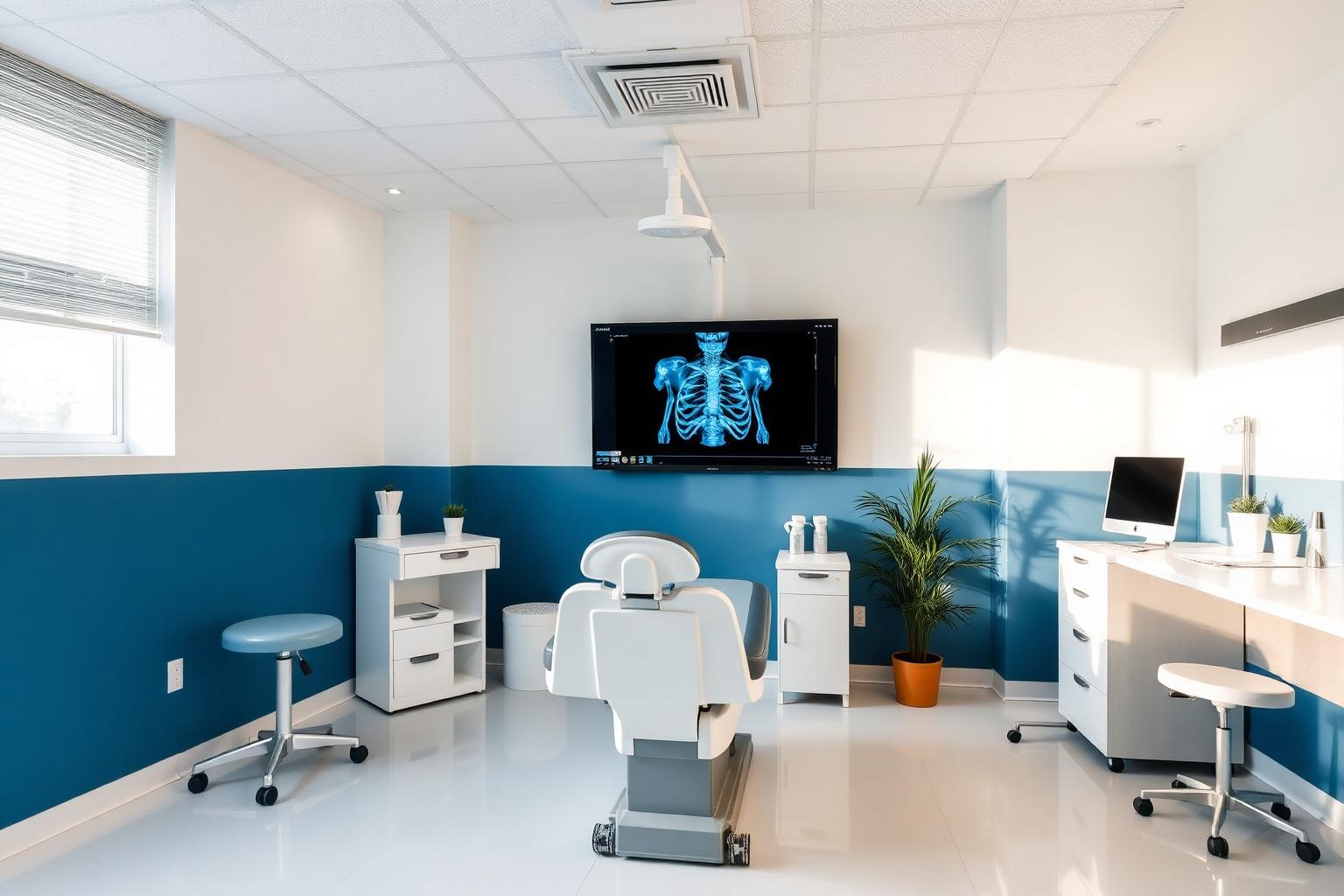 Interior of the orthopedic clinic consultation room